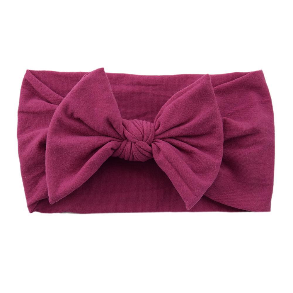 Children's Hair Accessories Nylon Bow Hair Band