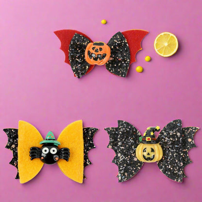 Halloween Bat Wings Children's Hairpin Bow Hair Accessories