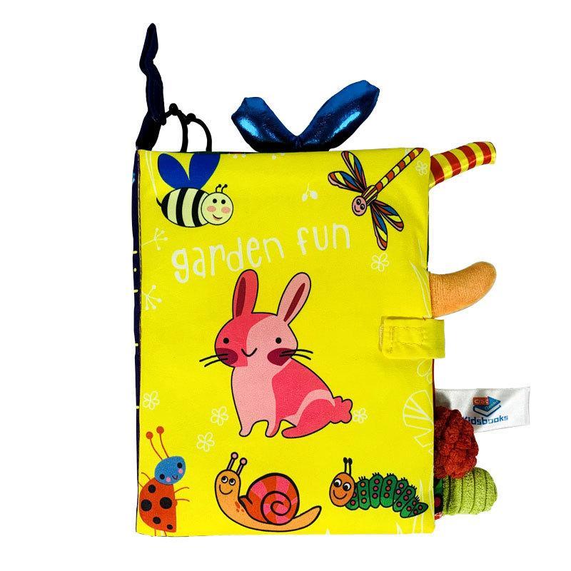 Baby Cloth Book, Stereoscopic Tail Can't Tear Books Toys