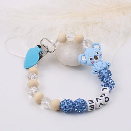 Baby Koala Pacifier Clip Teether Anti-drop Chain