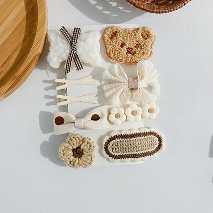 Bear Bow Children's Side Clip Hairpin