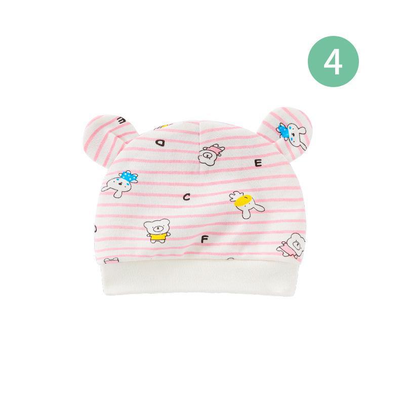 Binaural Printed Hat For Newborn Baby