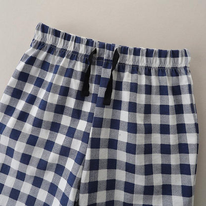 Boys' suit knitted cotton shorts two piece set