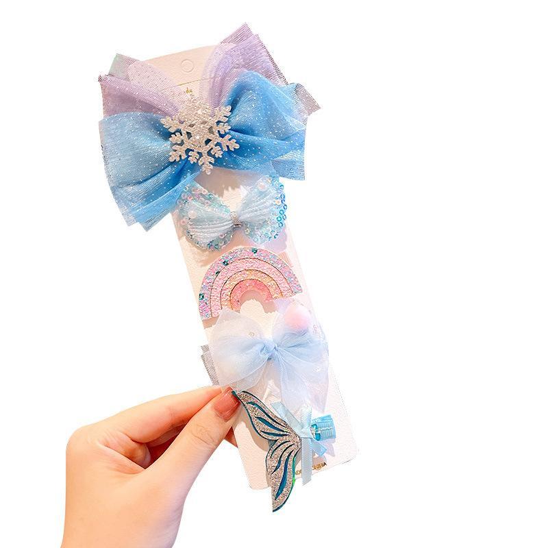 Rainbow Gradient Bow Hairpin