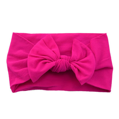 Children's Hair Accessories Nylon Bow Hair Band