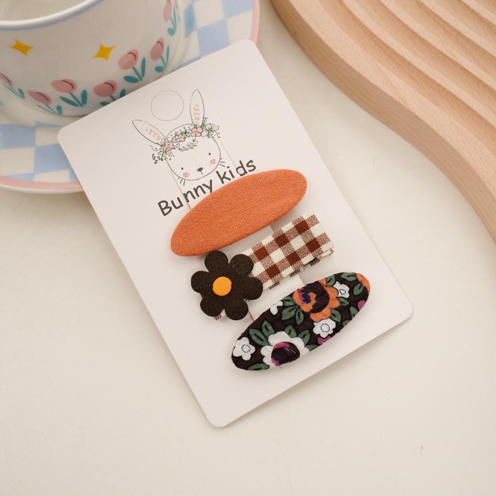 Children's Fabric Floret Hair Accessories Hairpin