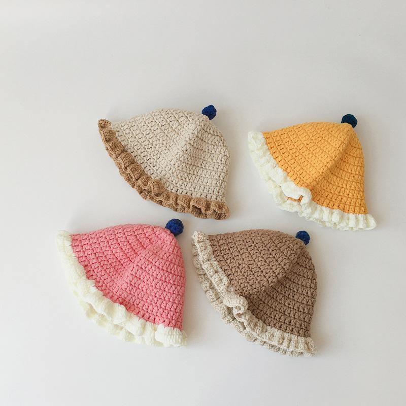 Children's Lace Knit Fisherman's Hat