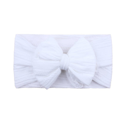 Children's  Bow Jacquard Hair Accessories Baby Headband
