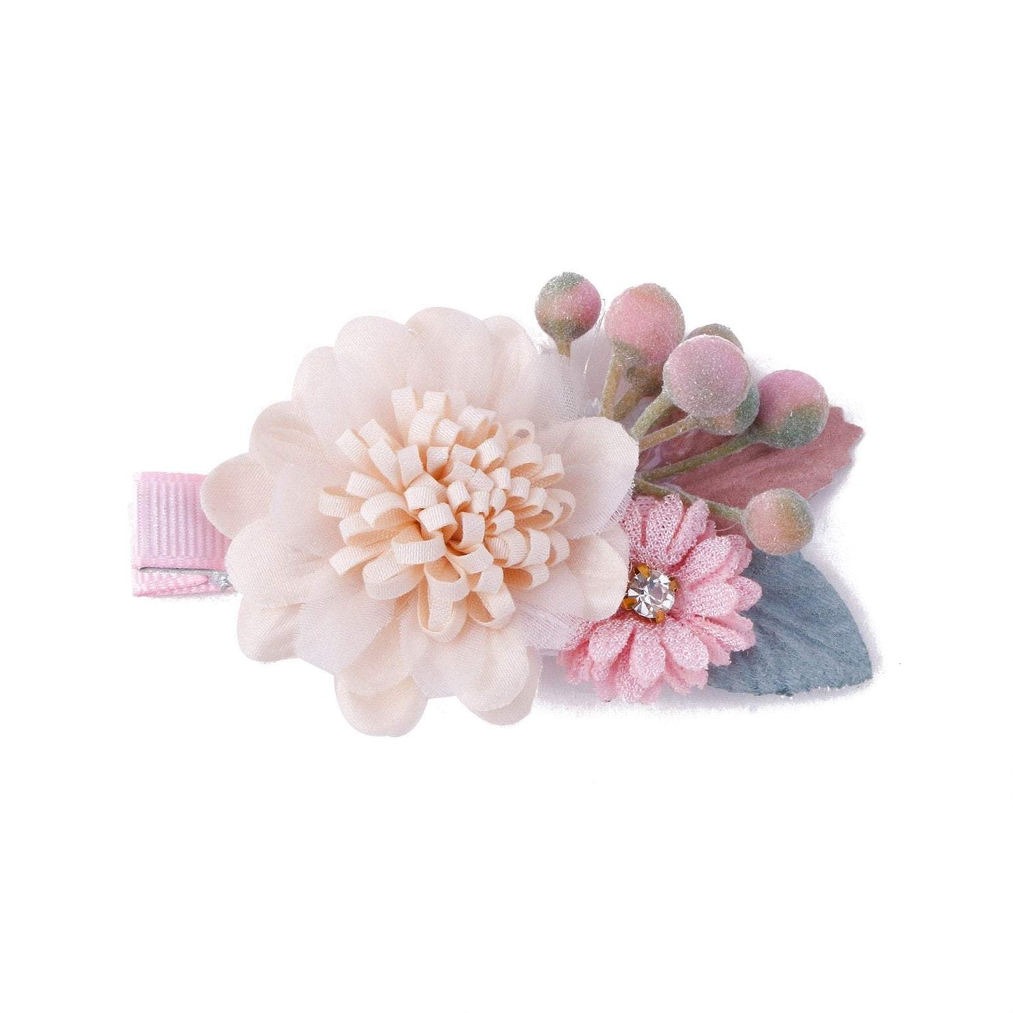 Pink Simulation Headflower Hair Accessories