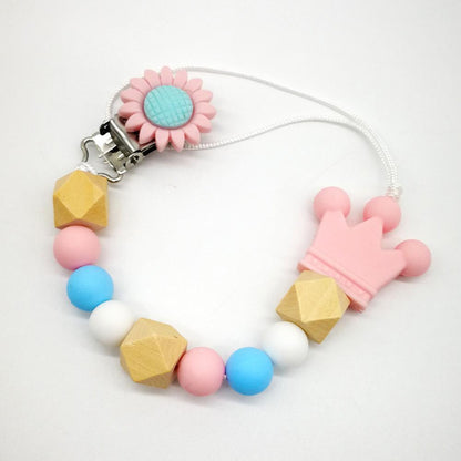 Baby Silicone Pacifier Clip Toy Anti-falling Chain