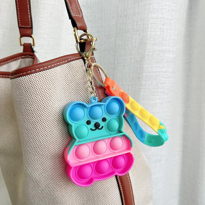 Mini Bag Pendant Keychain Decompression Toy