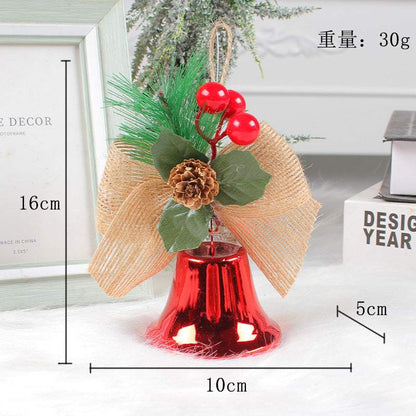 Christmas Bell Christmas Tree Bow Ornaments Decoration