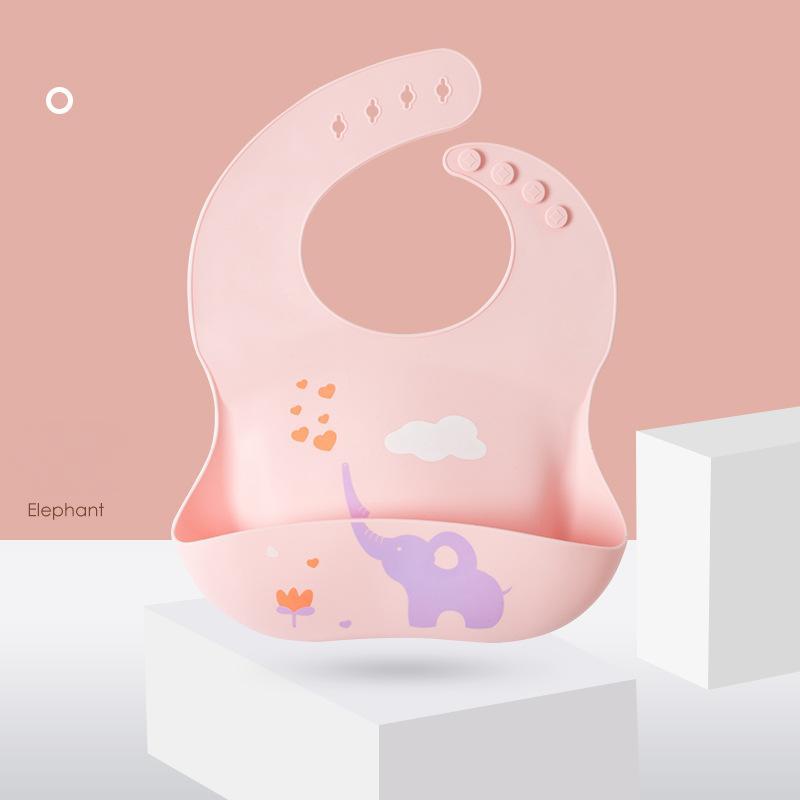 Baby Bib Waterproof Silicone Bib