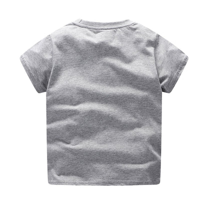 Short sleeve children's T-shirt round