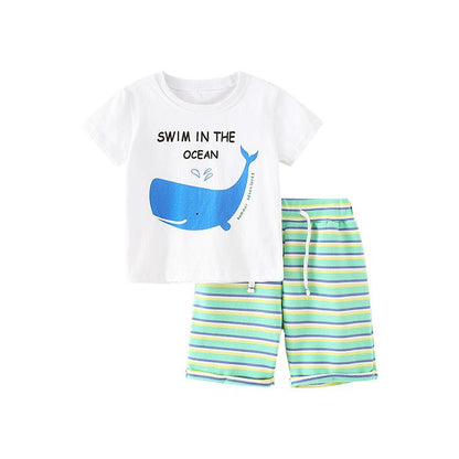 Children's short sleeved suit