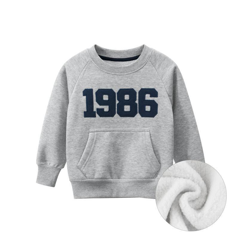 Children's Long Sleeve Sweater Plus Velvet