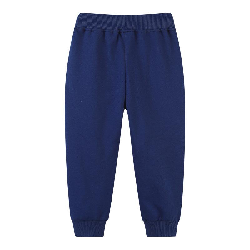 Children's sweatpants embroidered pocket children's pants
