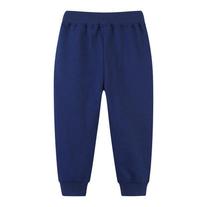 Children's sweatpants embroidered pocket children's pants