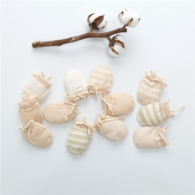 Baby Scratch-proof Gloves Breathable Cotton Protective Glove