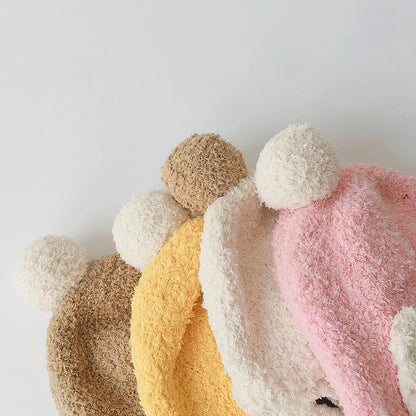 Baby's Hand-Knitted Ear Hood Hood