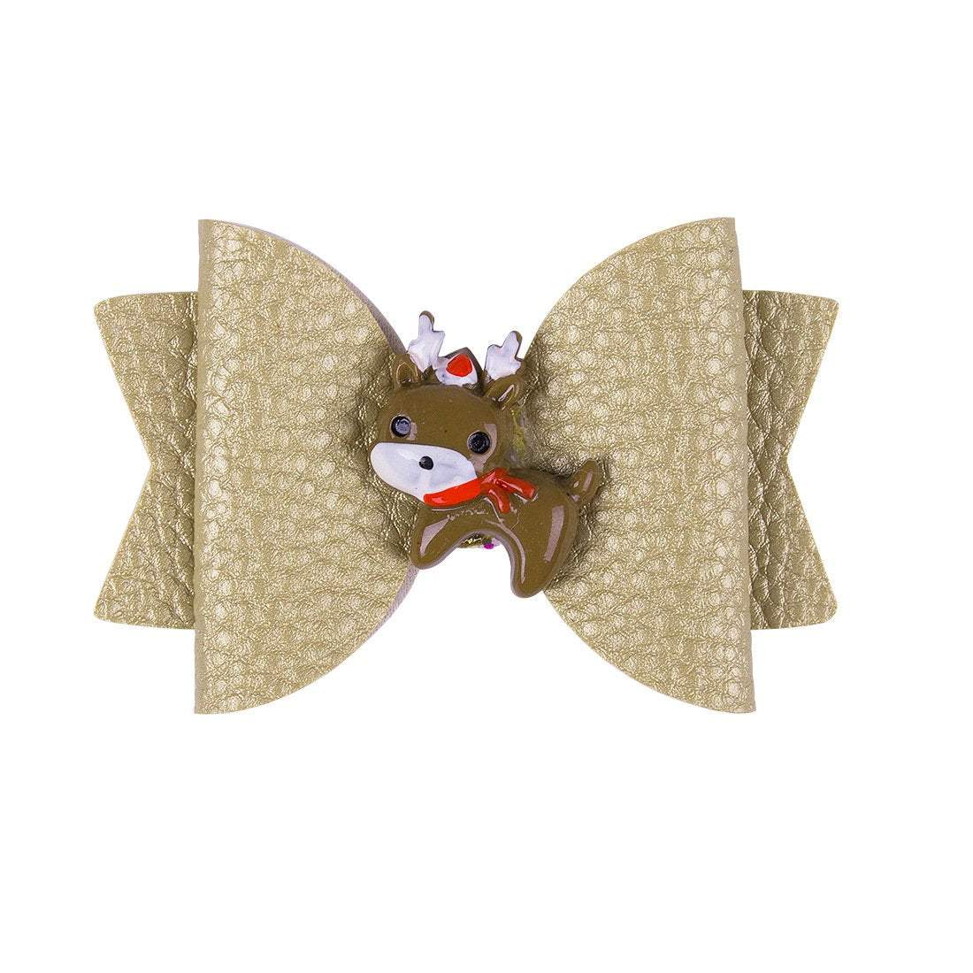 Handmade Christmas Bow Hairpin Children's Hair Clip