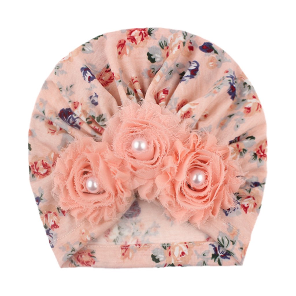 Baby Soft Printed Children's Hat Sunflower  Pullover Hat
