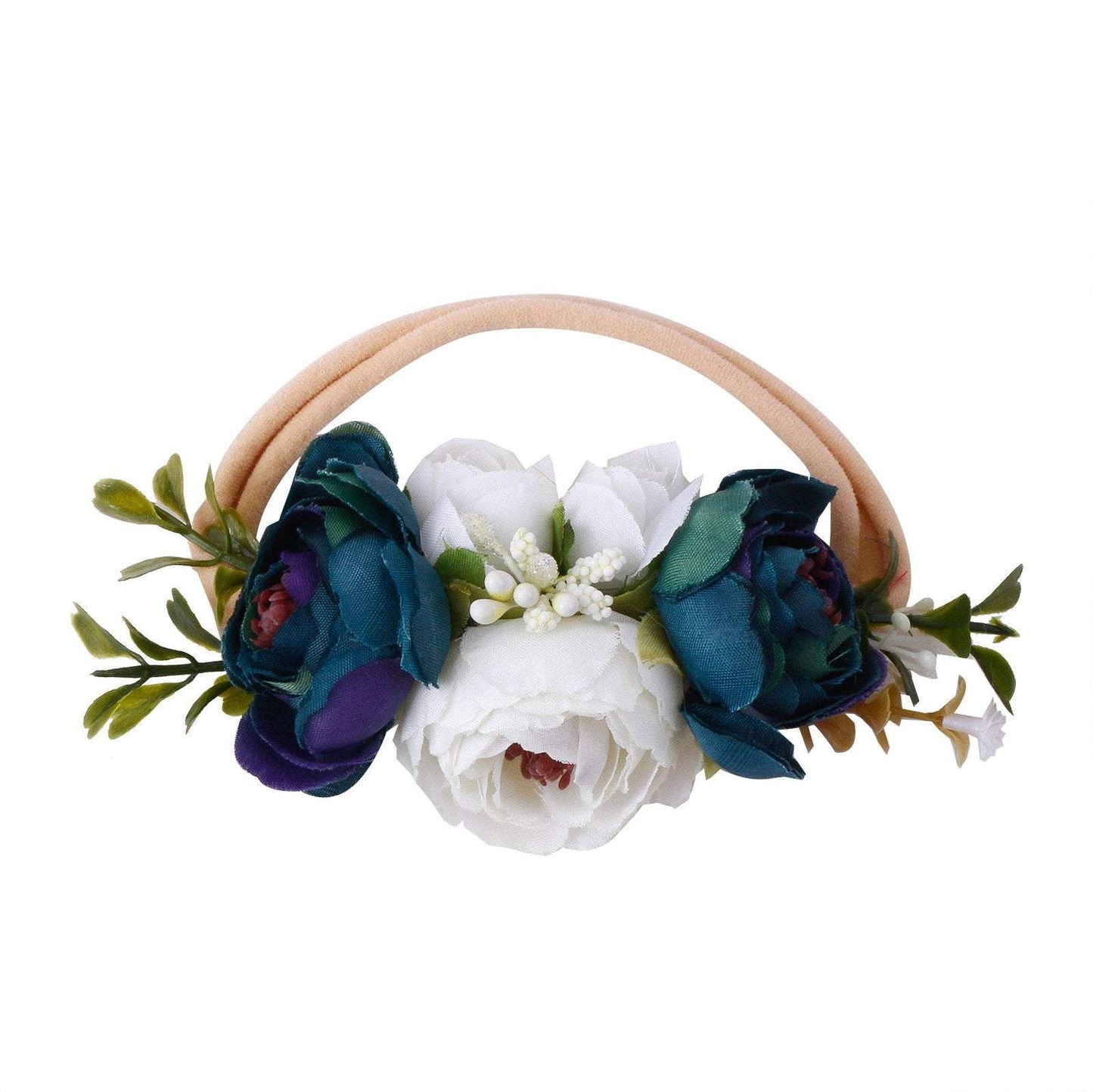 Baby Headband Super Elastic Nylon Flower Hair Band