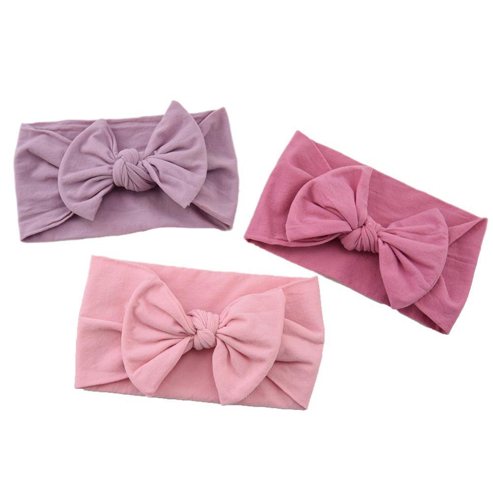 Children's Hair Accessories Nylon Bow Hair Band