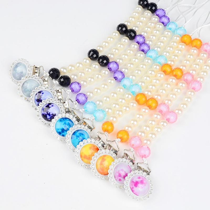 Luminous Nipple Clip Hand-woven Beads Anti-falling Chain