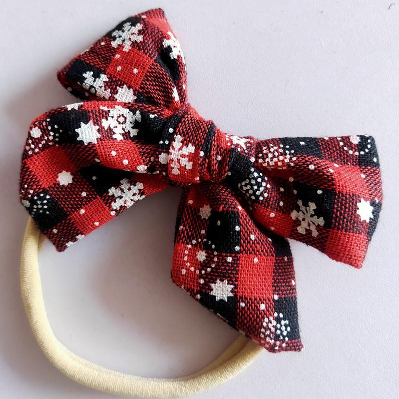 Children's Hair Tie Christmas Bow Hair Accessories