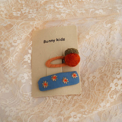 Children's Hairpin Milk Curry Hairpin Broken Hair Clip