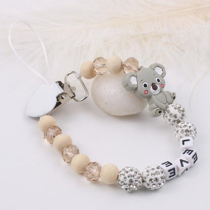 Baby Koala Pacifier Clip Teether Anti-drop Chain