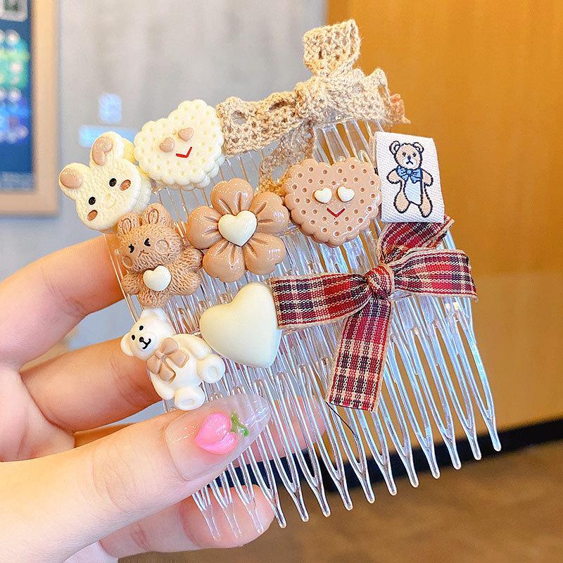 Children's Hairpin Comb Girl's Headdress 3pcs/set