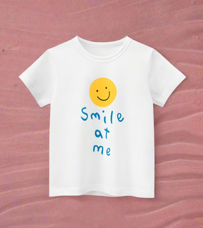 Girls cartoon printed short sleeve T-shirt