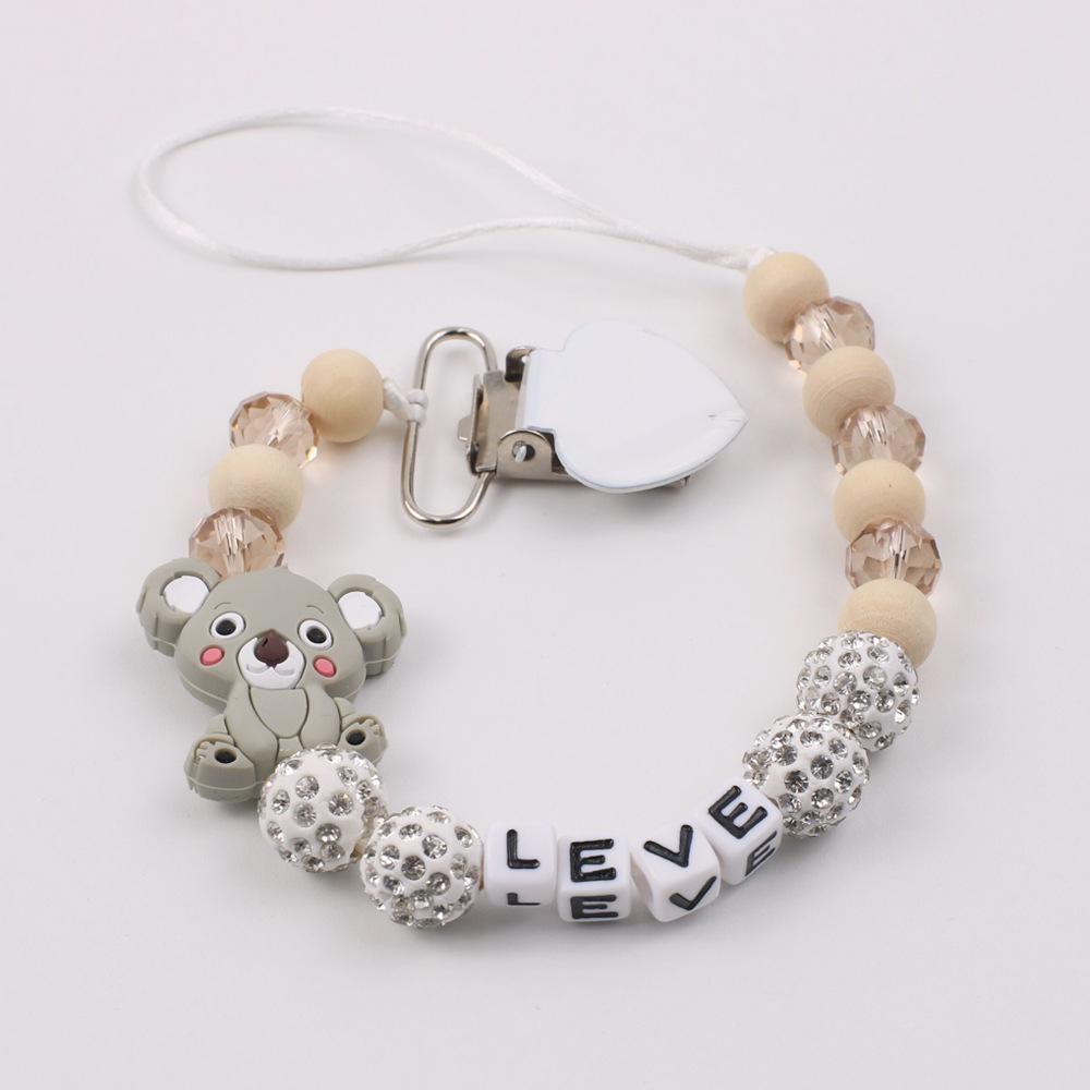 Baby Koala Pacifier Clip Teether Anti-drop Chain