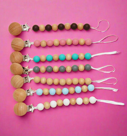 Baby Silicone Nipple Clip Anti-drop Chain Clip