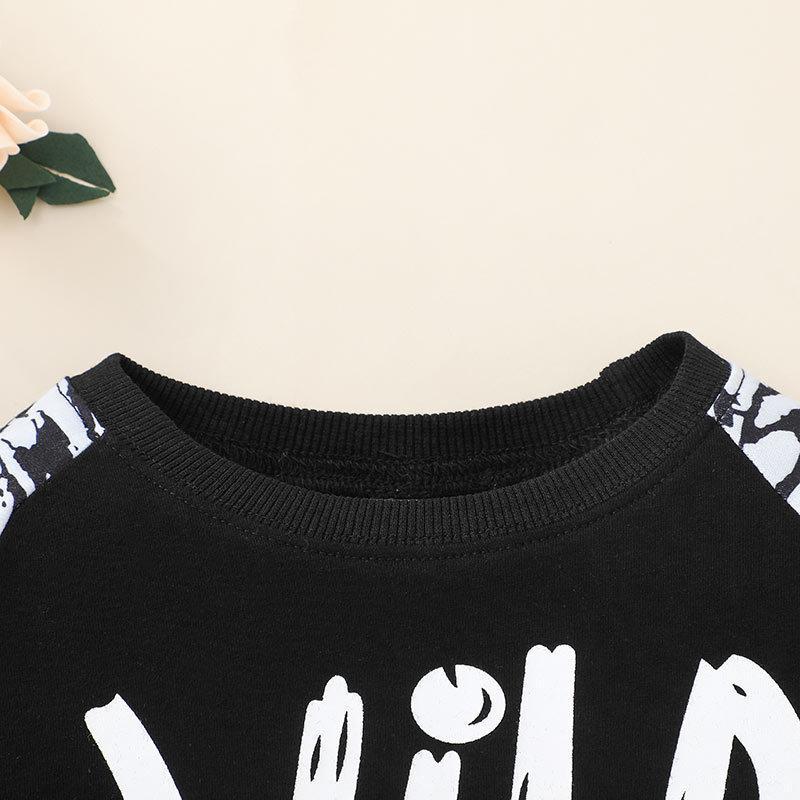 Autumn Children's Clothing Sleeve Sweater Suit