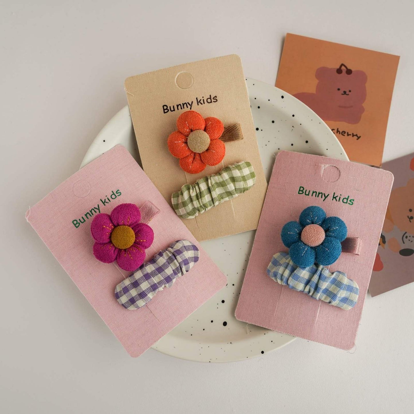 Children's Fabric Floral Hairpin