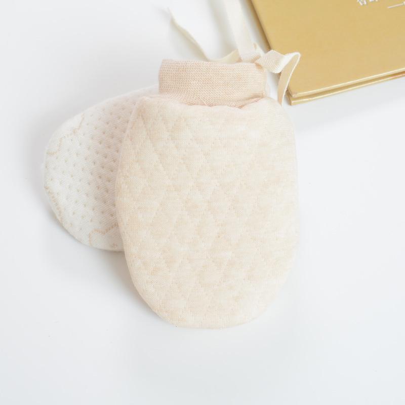 Baby's Thickened Anti-scratch Gloves with Rope