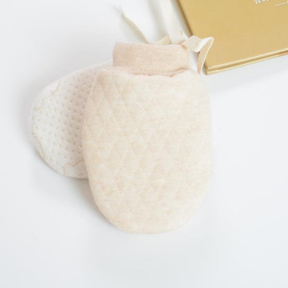 Baby's Thickened Anti-scratch Gloves with Rope