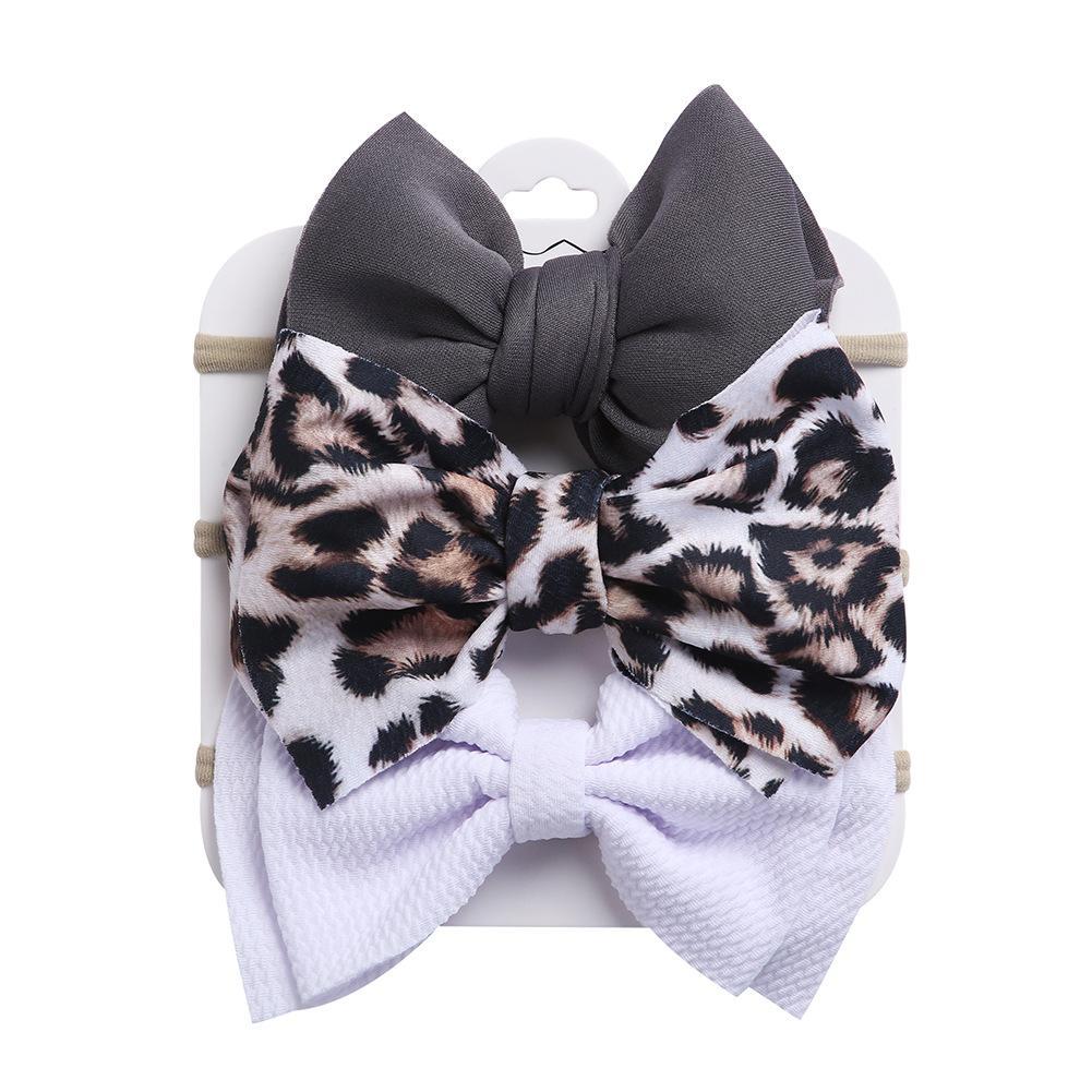 Children's Headdress Bow Hair Tie 3pcs/Set