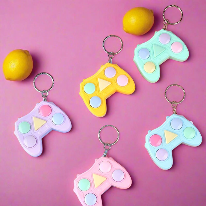 Handle Memory Video Game Keychain Toy