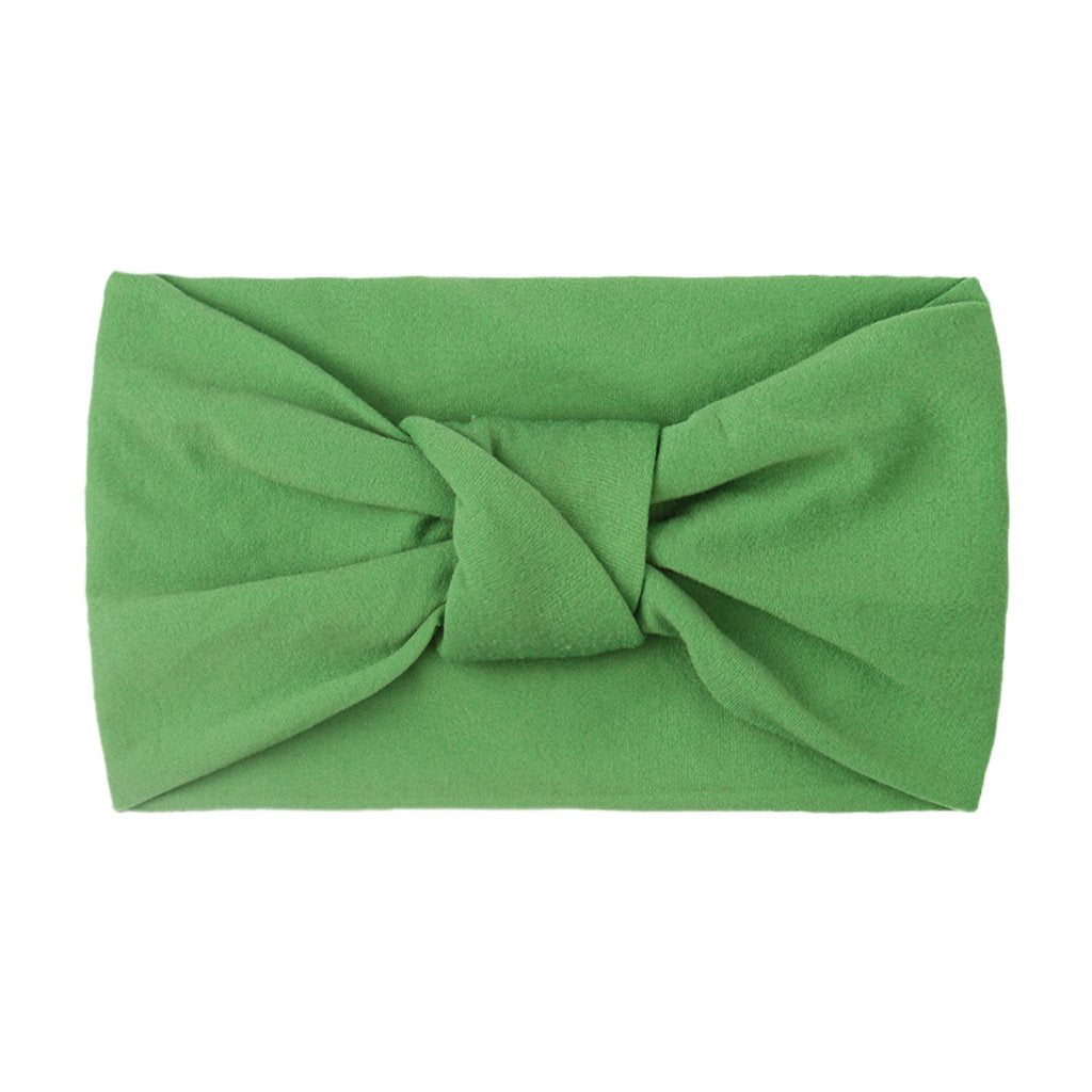 Children's Headwear Baby Solid Nylon Brimmed Hair Band Baby