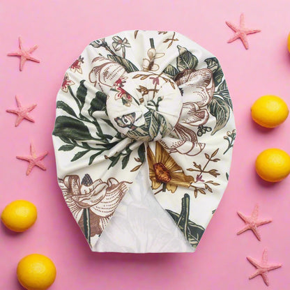 Children's Print Donut Head Band Baby Headscarf