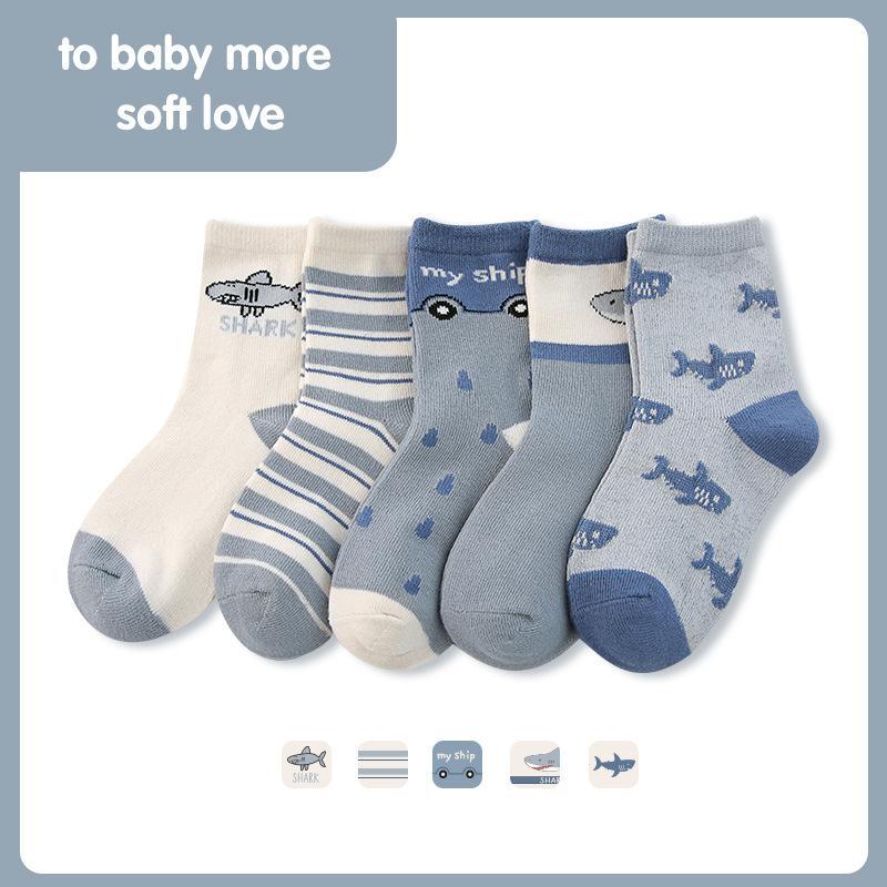 Children's Floral Cartoon Lace Cotton Socks