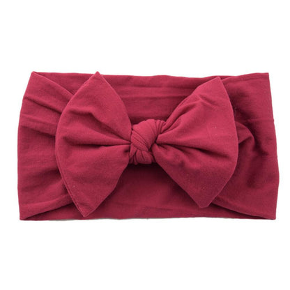 Children's Hair Accessories Nylon Bow Hair Band