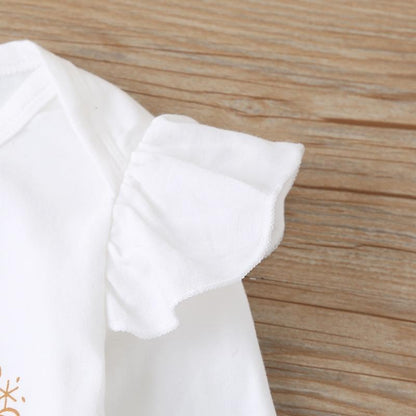 Baby Girl Long Sleeve Jumpsuit 3-piece Set