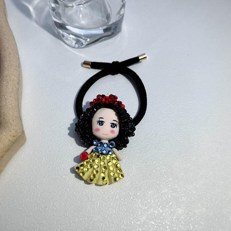 Children's Cute Cartoon Hair Circle Bangle Hair Rope