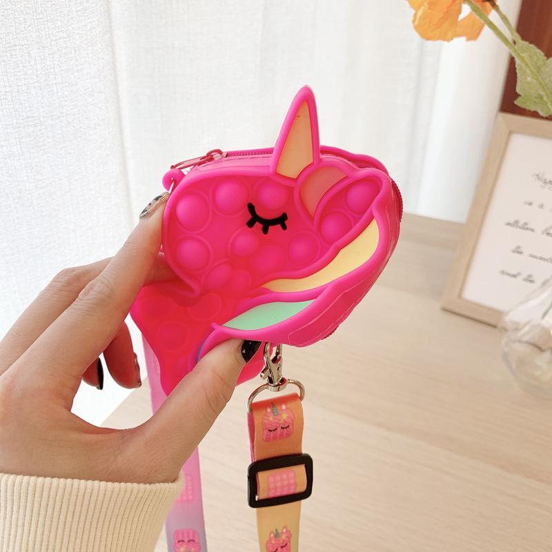 Children's Decompression Toy Bag Silicone Coin Purse