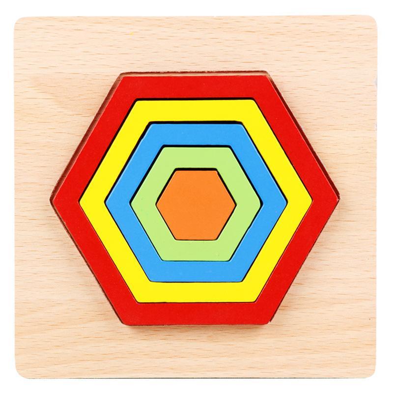 Children's Three-dimensional Puzzle Wooden Toy